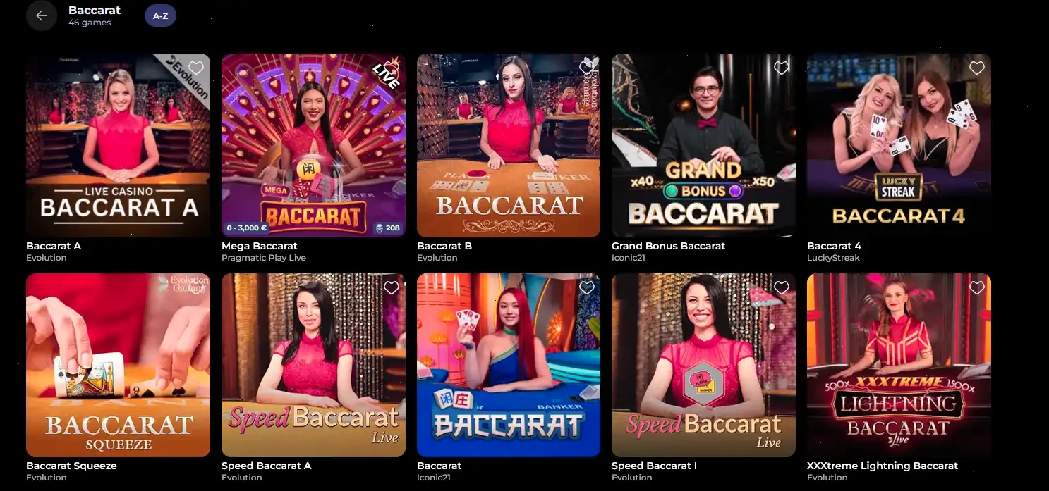 Highflybet live baccarat table interface for Australian players