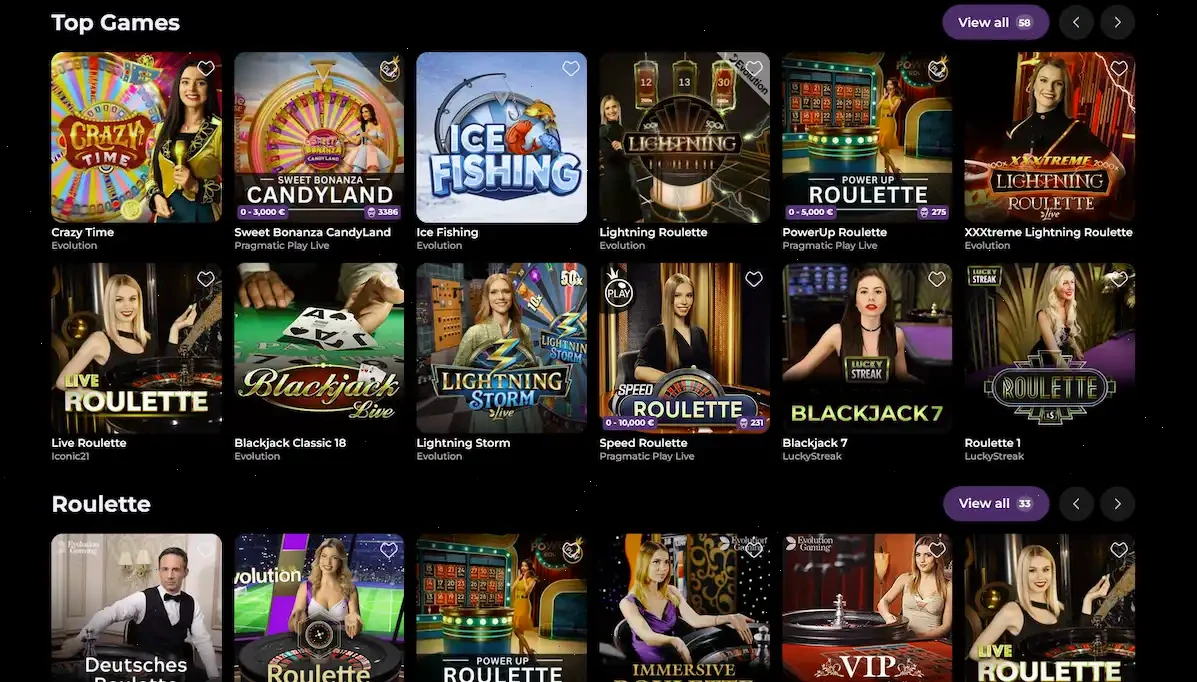 Highflybet live casino lobby with HD dealer tables for Australian players